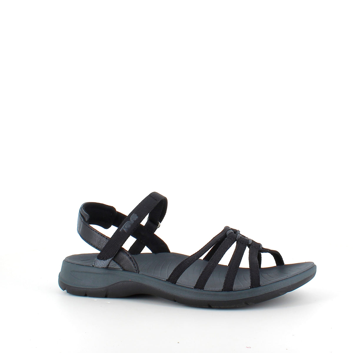 Sort Teva Tirra Traveler sandal med svangstøtte og perfekt pasform