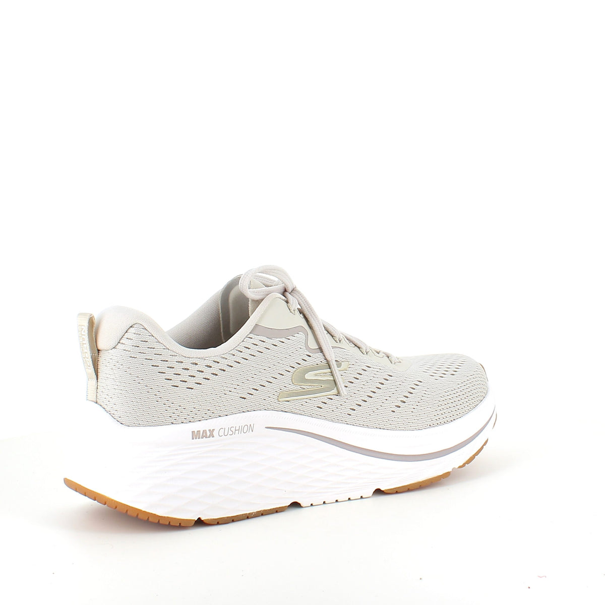 Beige Skechers Max Cushion sko – optimal støtte