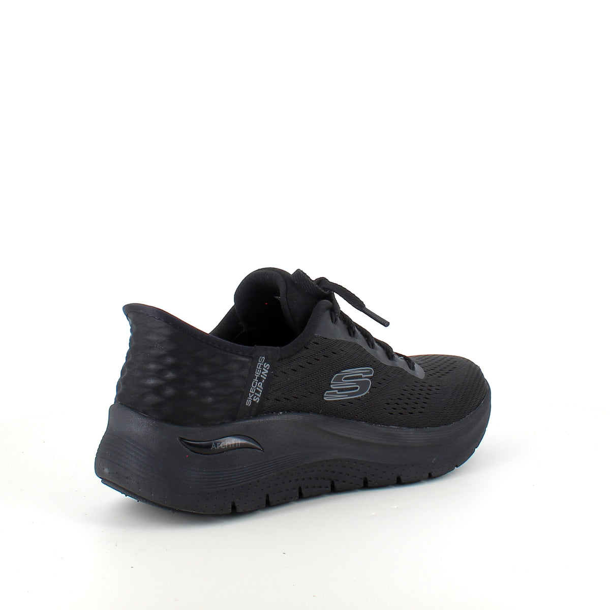 Skechers Slip-ins med Arch Fit – sort sneaker med hands free komfort