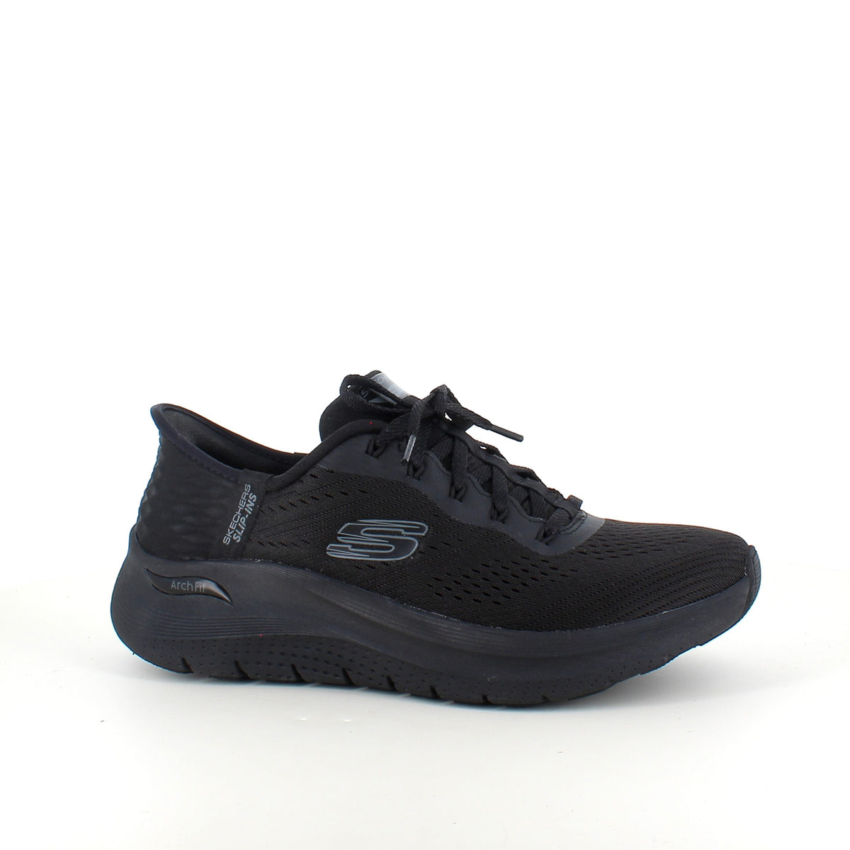 Skechers Slip-ins med Arch Fit – sort sneaker med hands free komfort