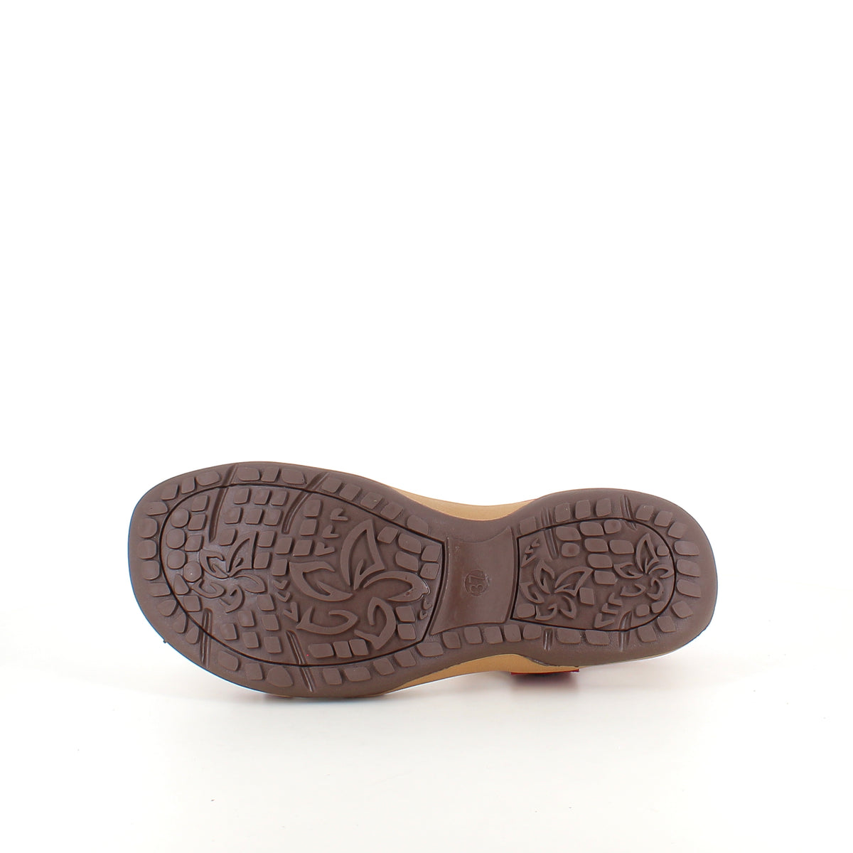 Rød sandal med elastikremme & velcro – feminin & fleksibel
