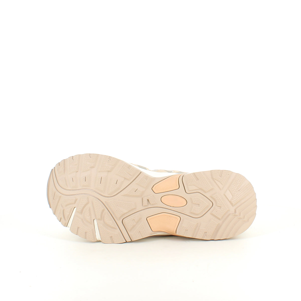 Whistler Puente W Shoe – åndbar sneaker i beige med elastiksnøre