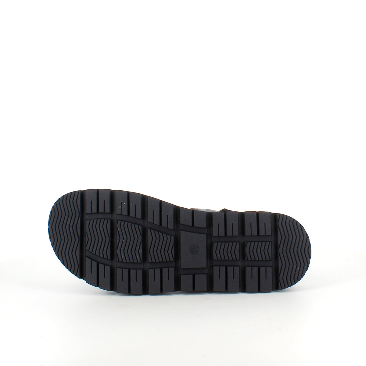 Sort sandal med justerbare remme & komfortabel sål