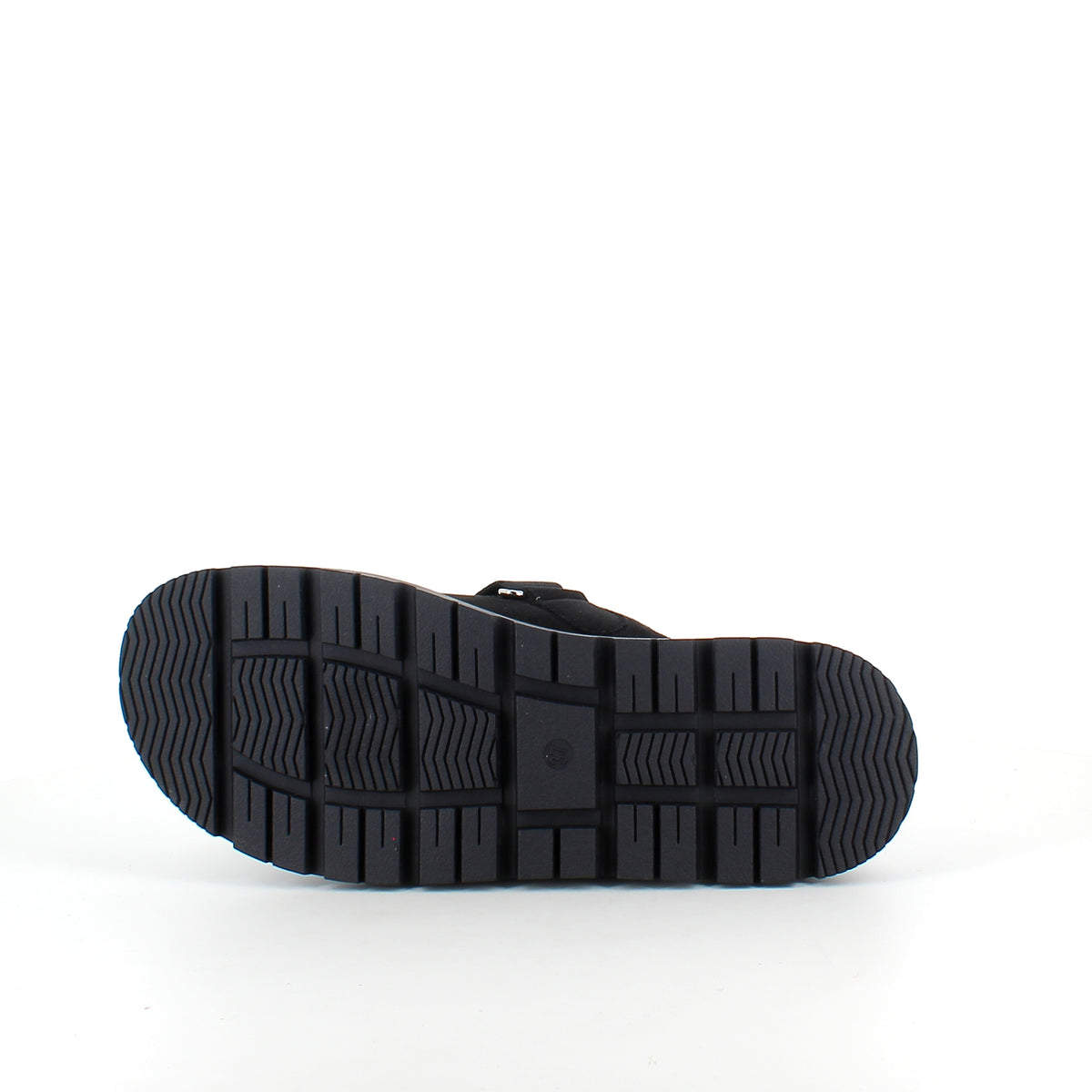 Sort Duffy sandal med justerbar rem & blød komfort