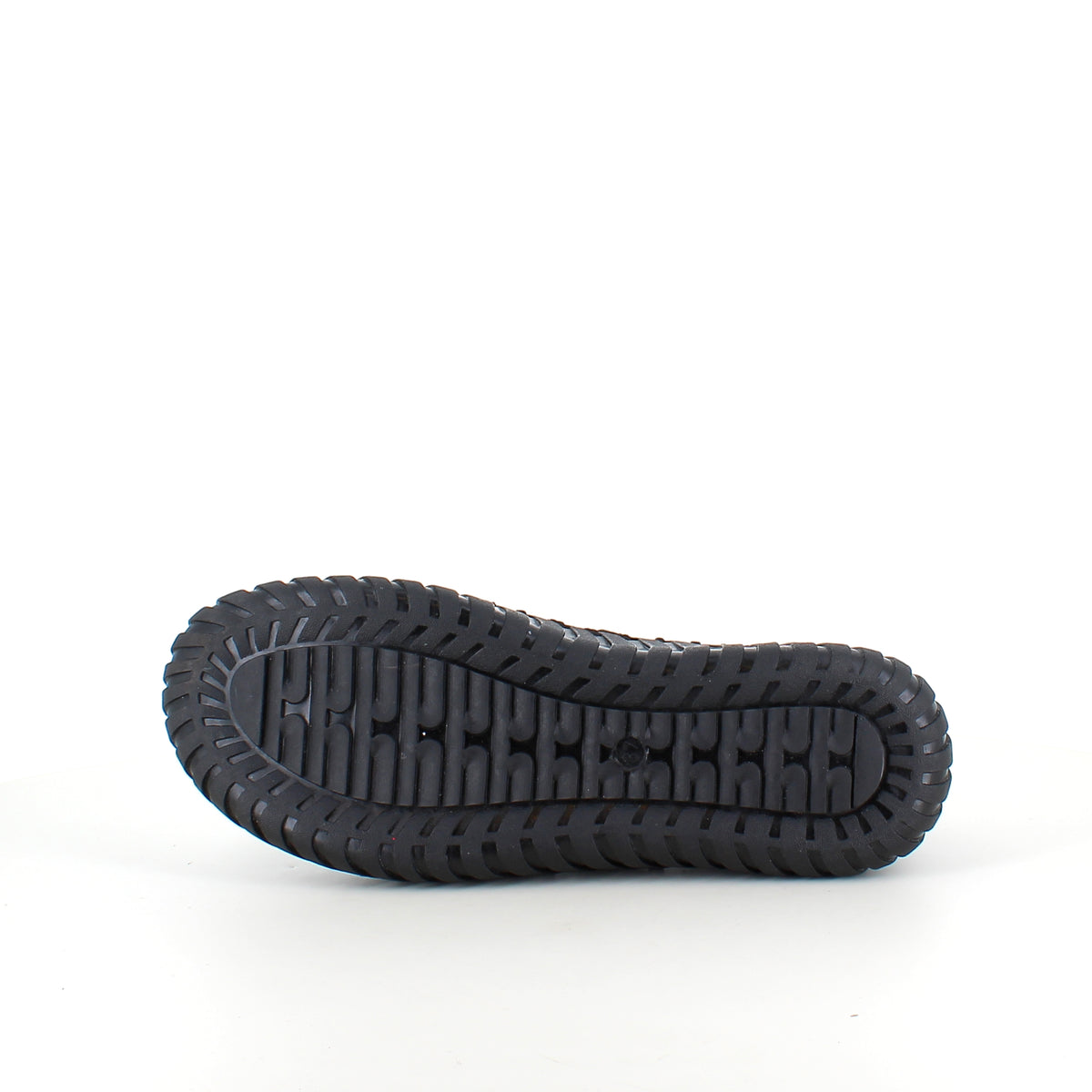 Sort komfort sandal med lukket tå & fleksibel sål