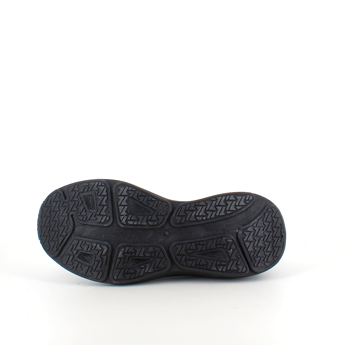 Sort slip-on komfort sneaker med stødabsorbering & åndbart strik