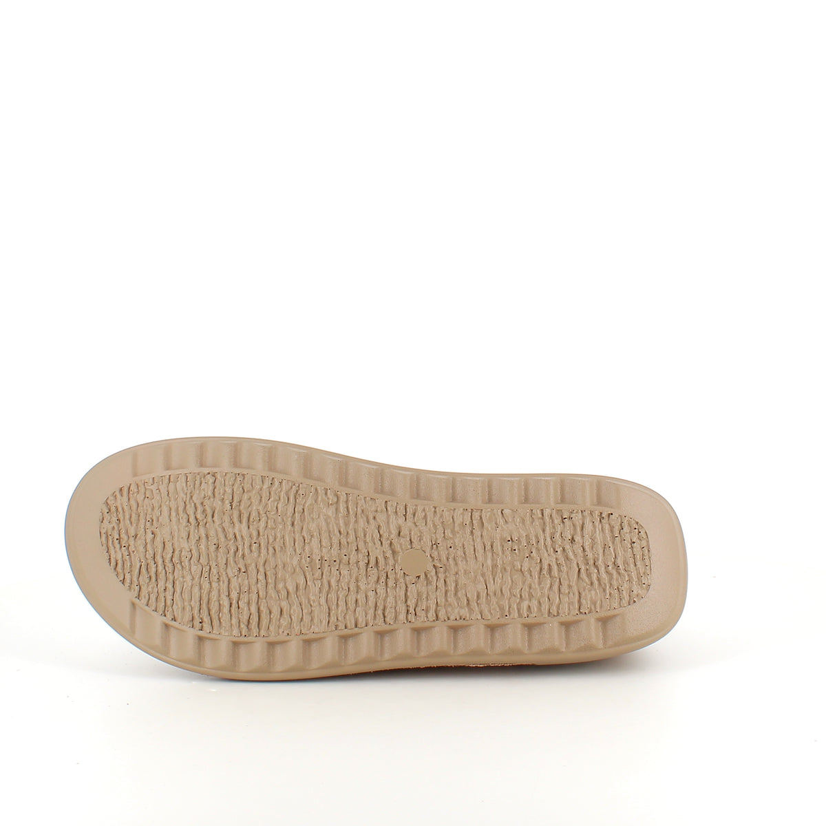 Brun slip-on sko i blød ruskind med fleksibel sål