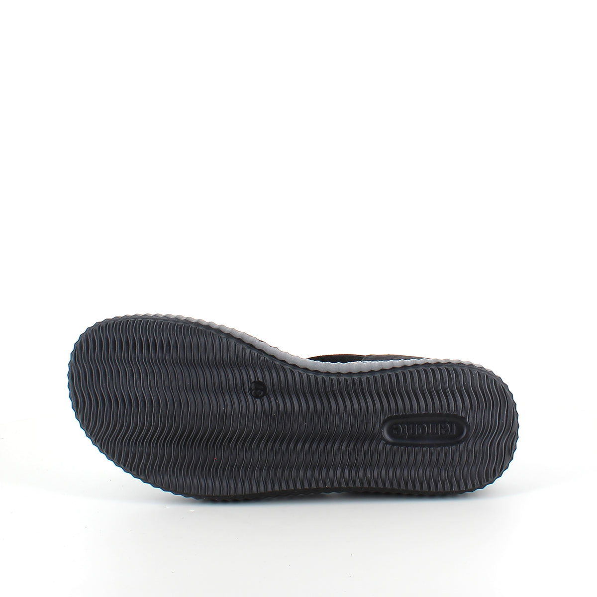 Remonte sandal i sort til dame – bredde, elastiske remme & fast hælrem
