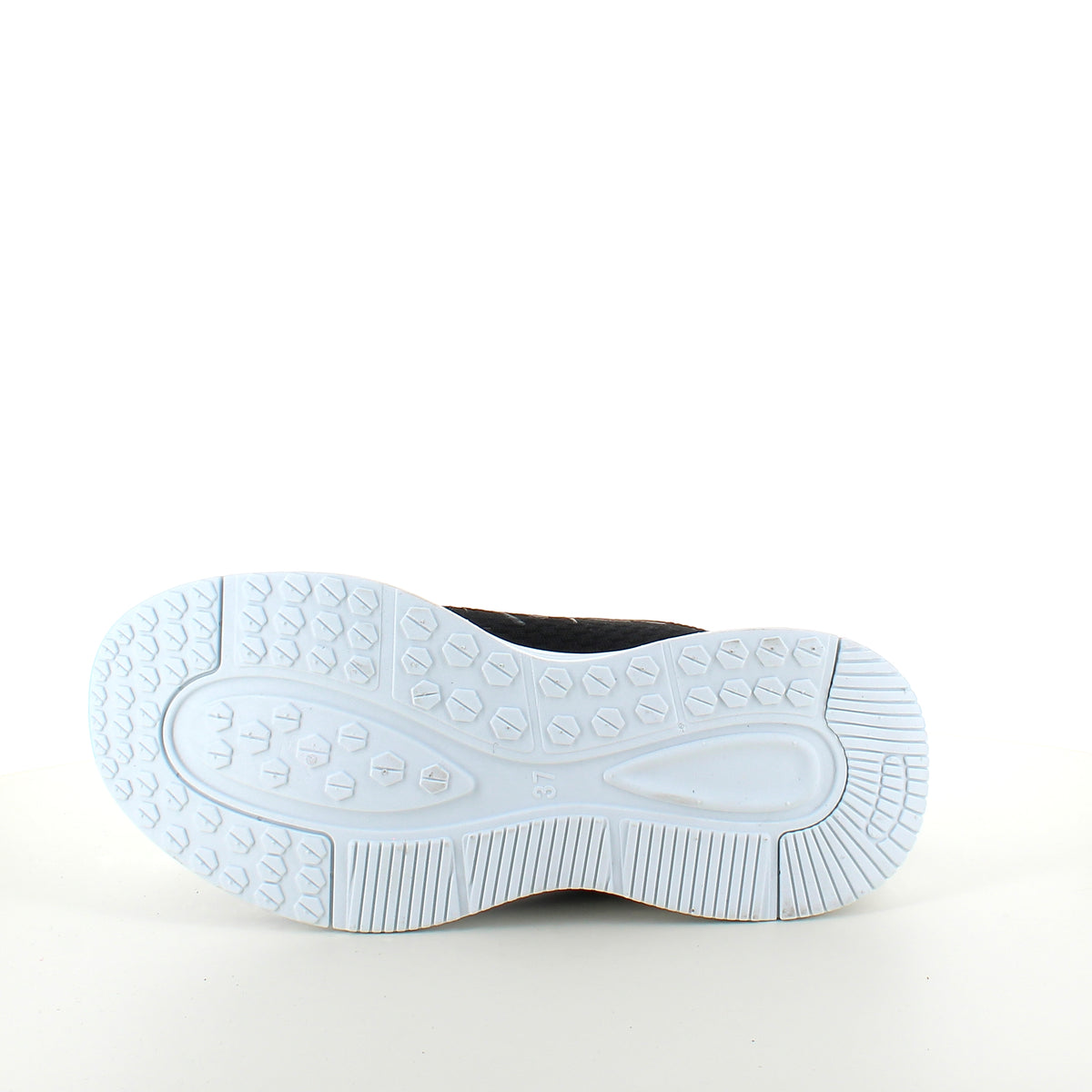 Sort letvægts sneaker med stødabsorbering & åndbart mesh