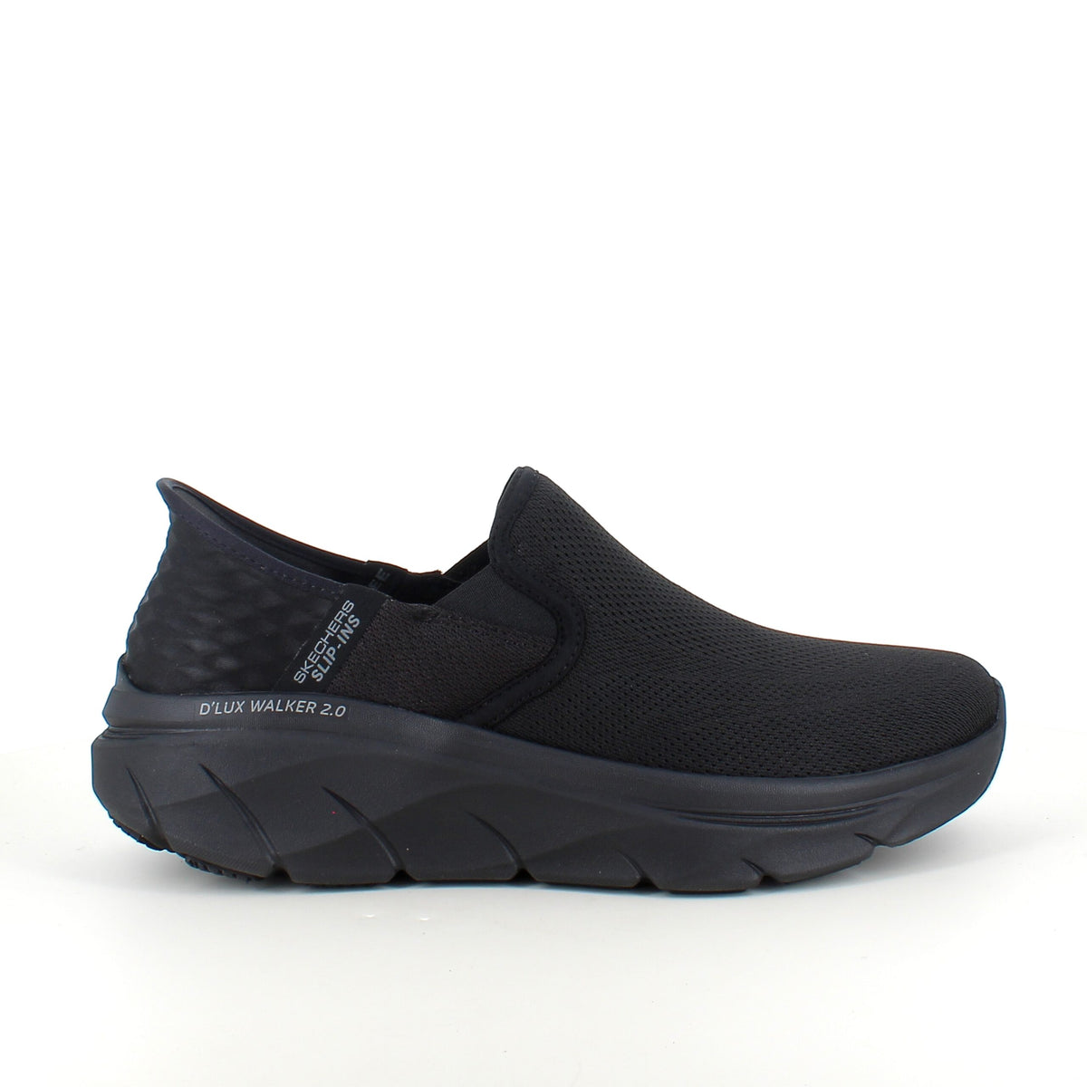 Sort herre slip-in sko fra Skechers
