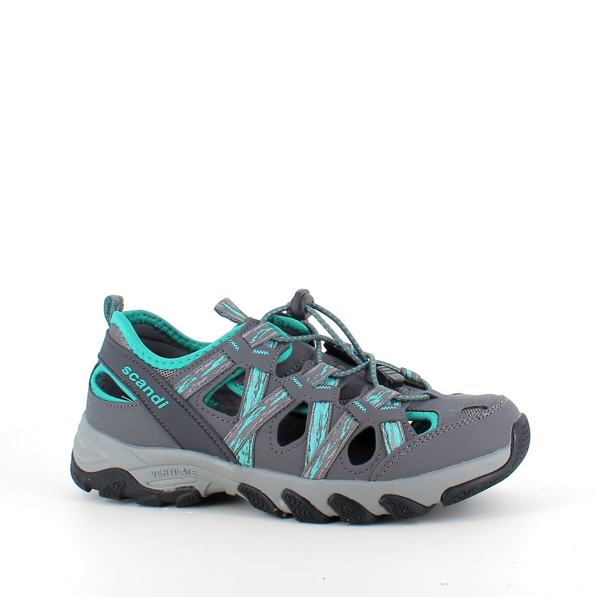 Lukket trekkingsandal med støtte og ventilation