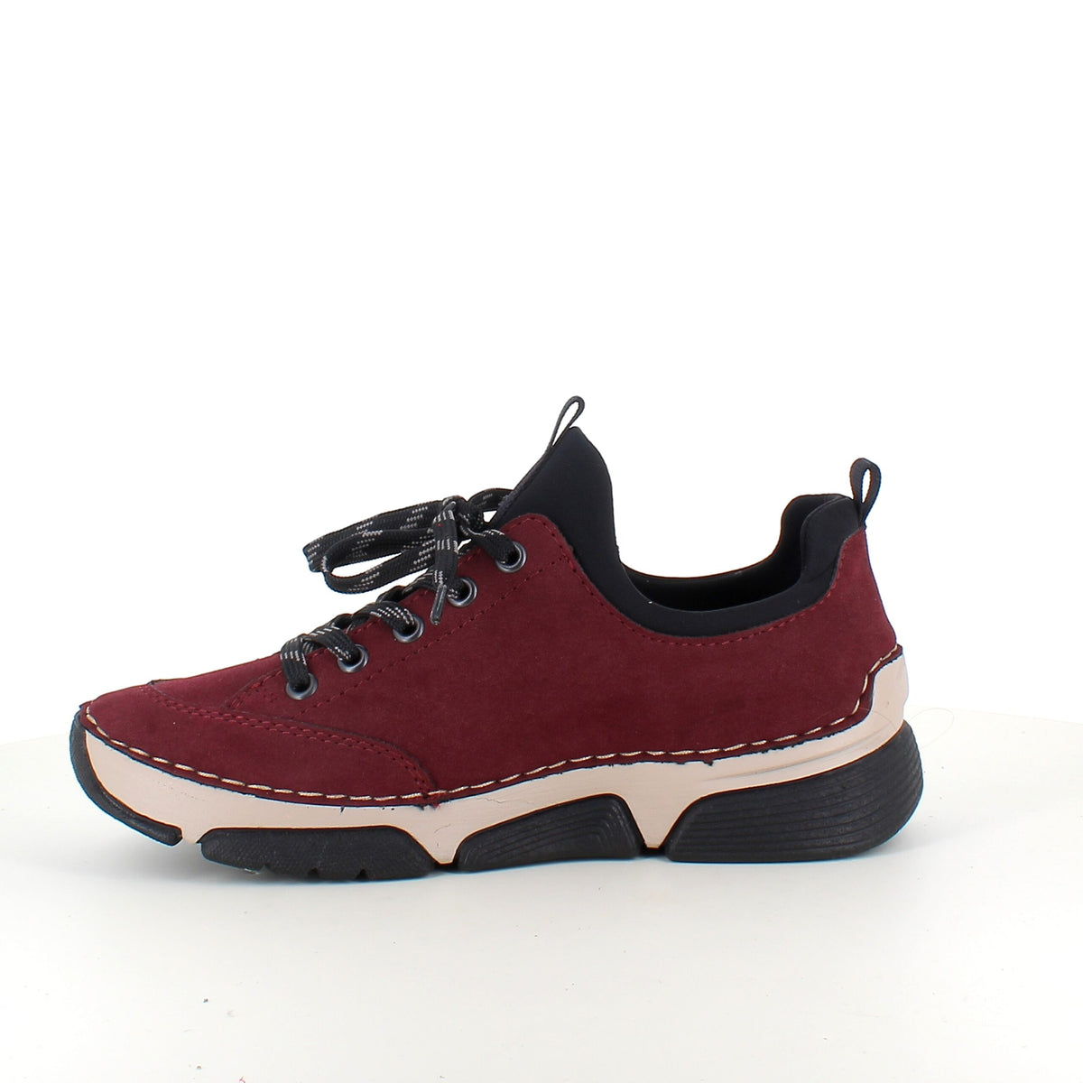 Bordeux sneakers fra Rieker med god stødabsorbering