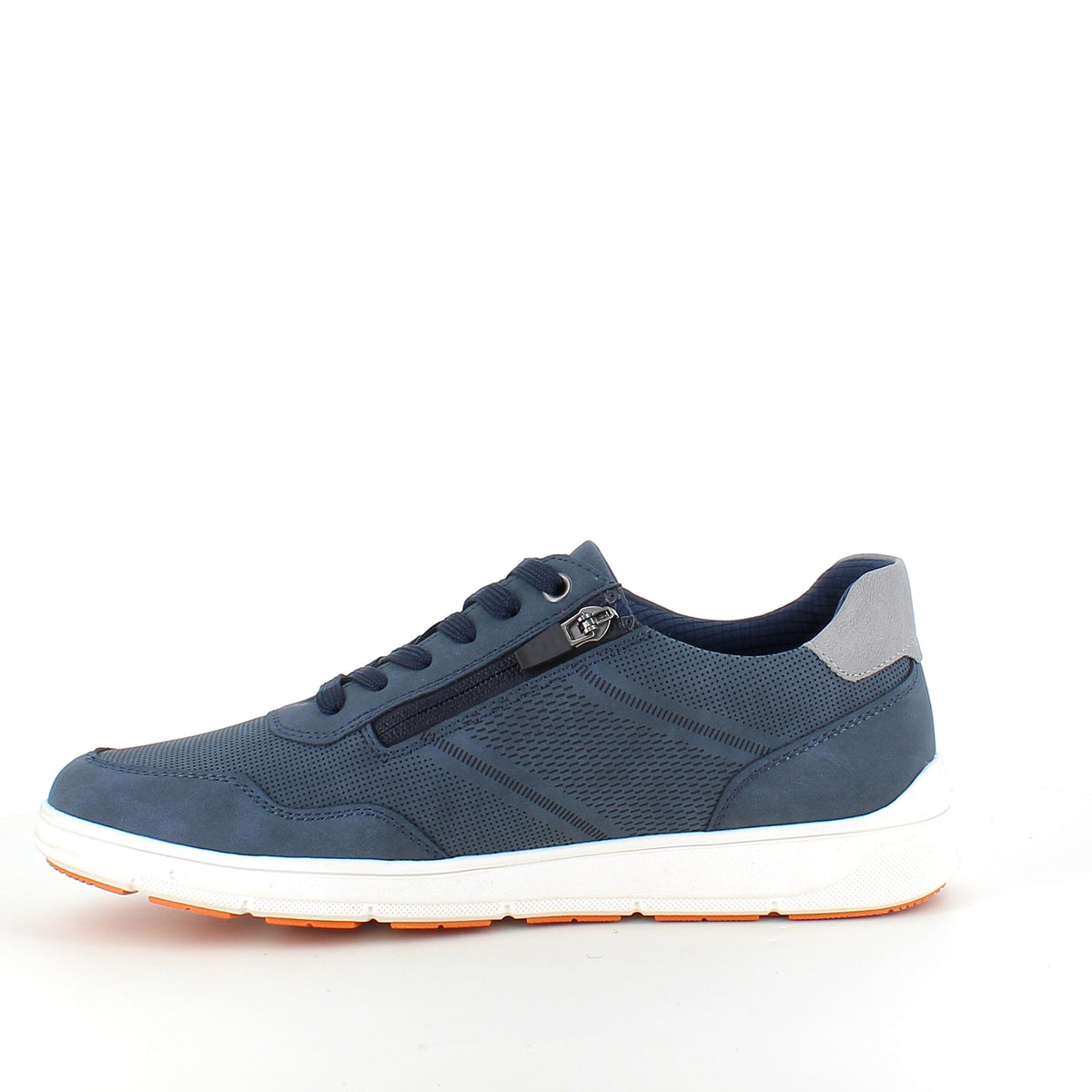 Relife sporty arbejdssko i navy med Soft Reflex-system