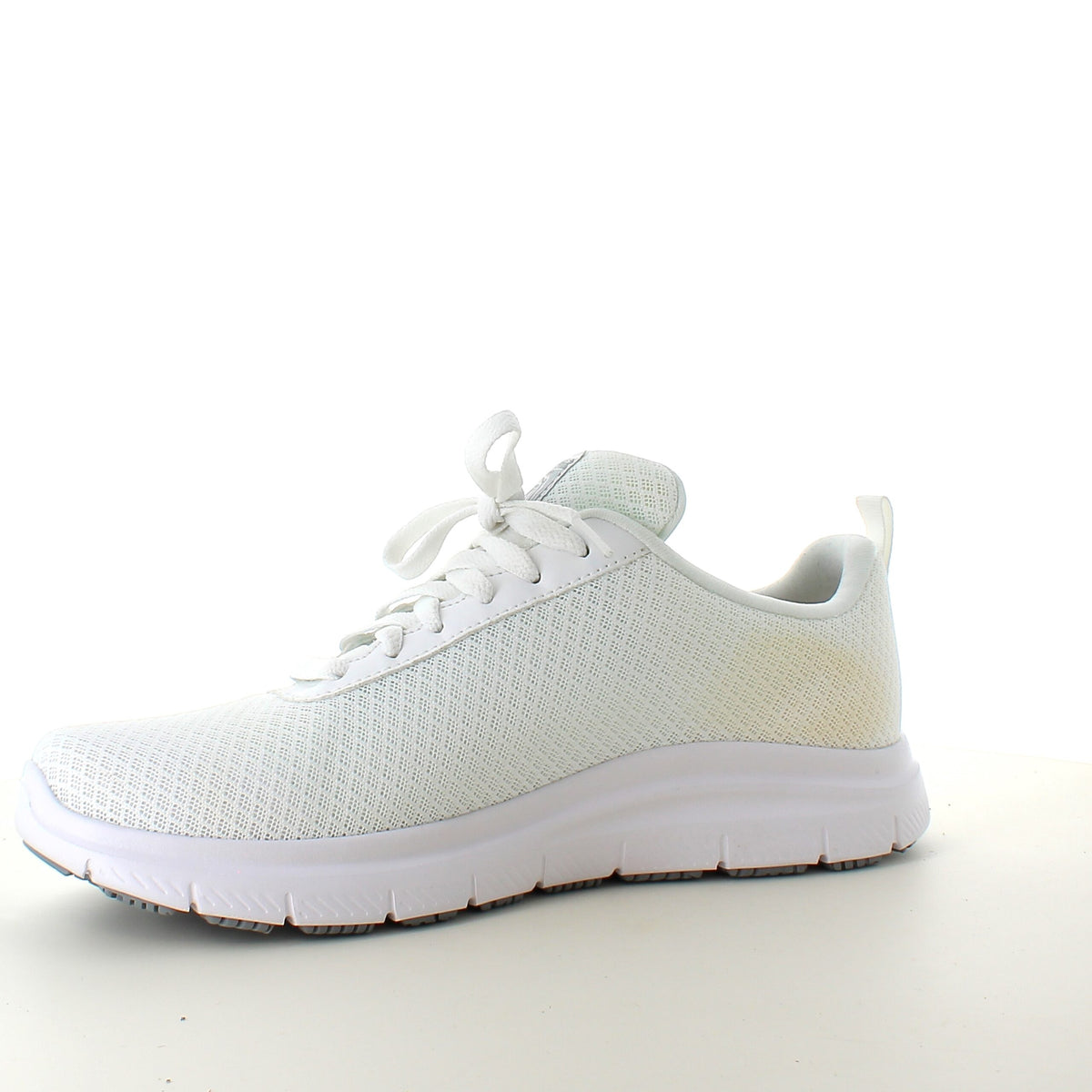 Skechers Work i hvid med åndbart materiale