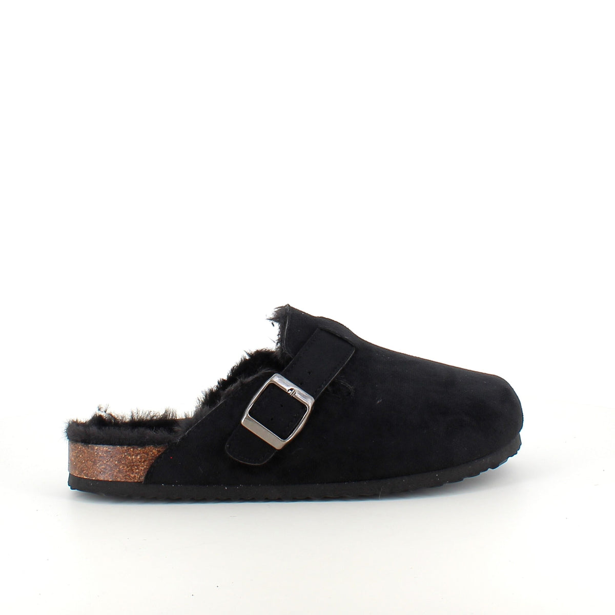 Sort Slip on hjemmesko