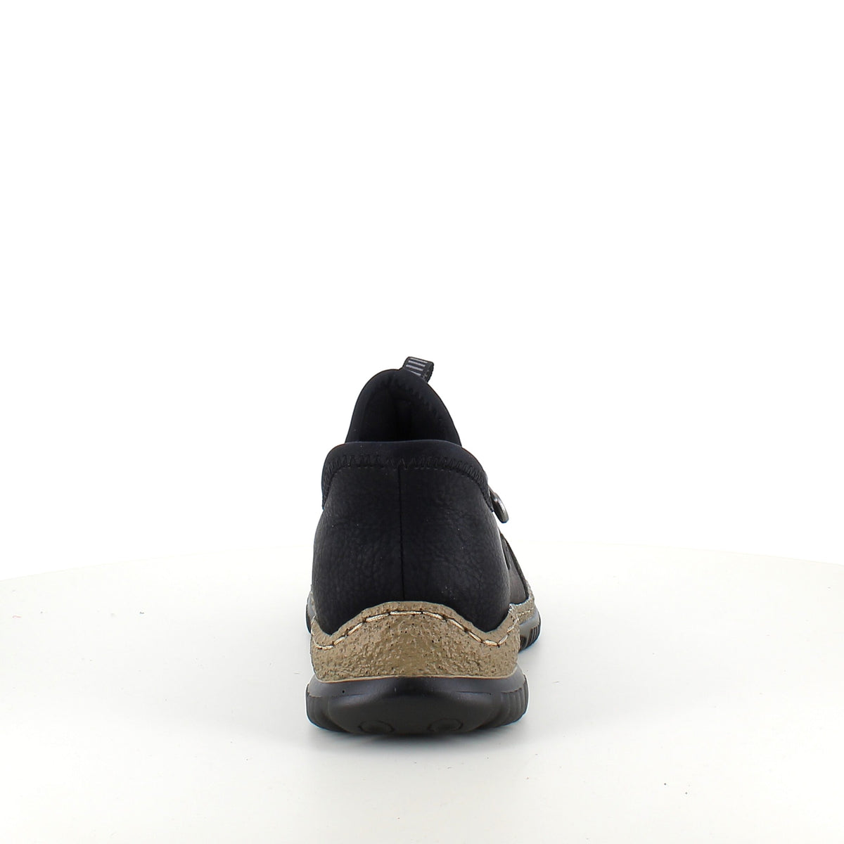 Sort Rieker slip-on sneakers