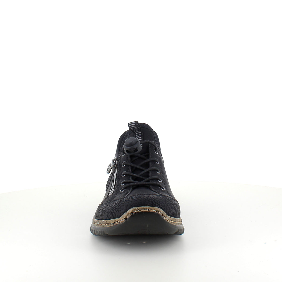 Sort Rieker slip-on sneakers