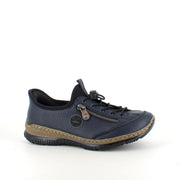 Mørkeblå Rieker slip-on sneakers