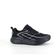 Sort sneaker i åndbart mesh