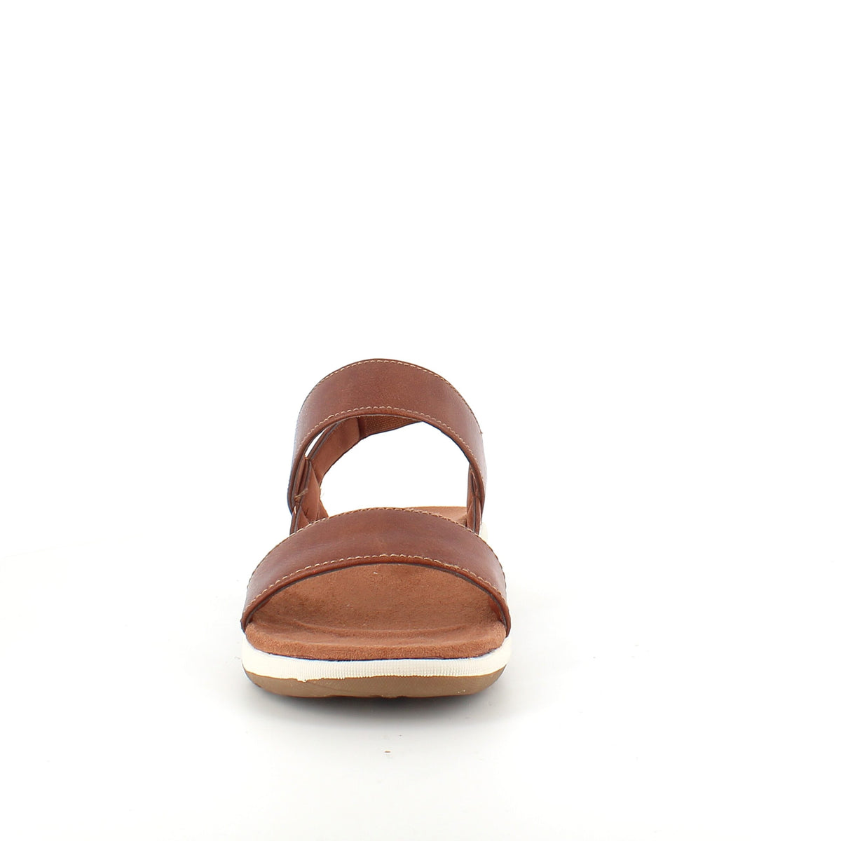 Brun Whistler sandal med svangstøtte og elastisk hælrem