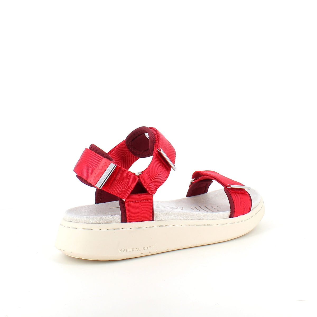Smart rød sandal fra Woden