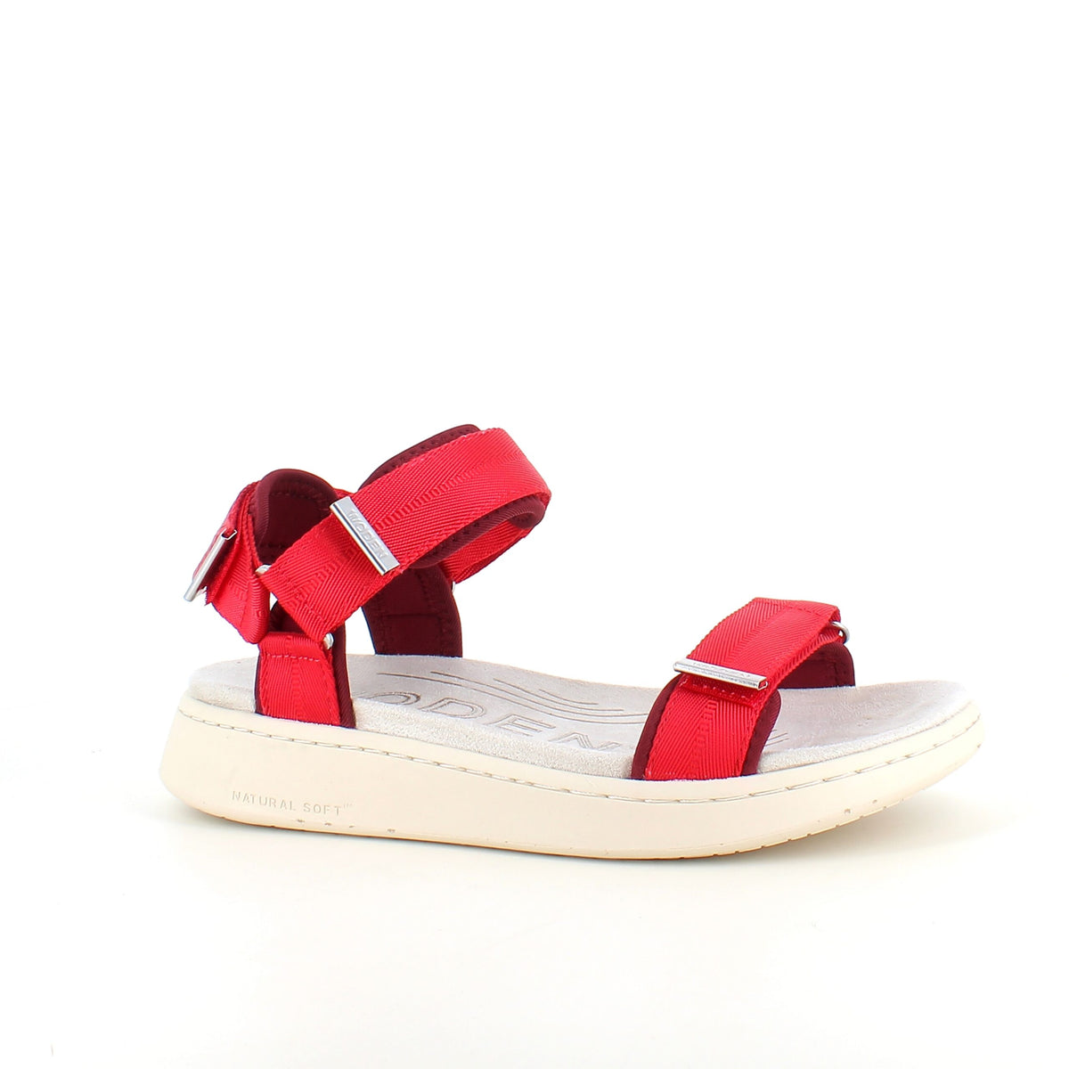 Rød Woden sandal