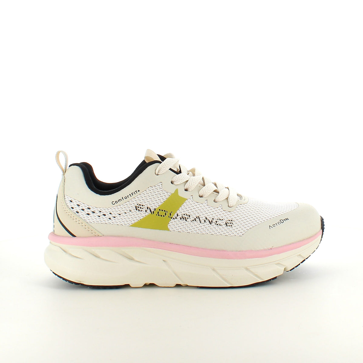 Åndbare Endurance Comfortfit sneakers med rosa detaljer