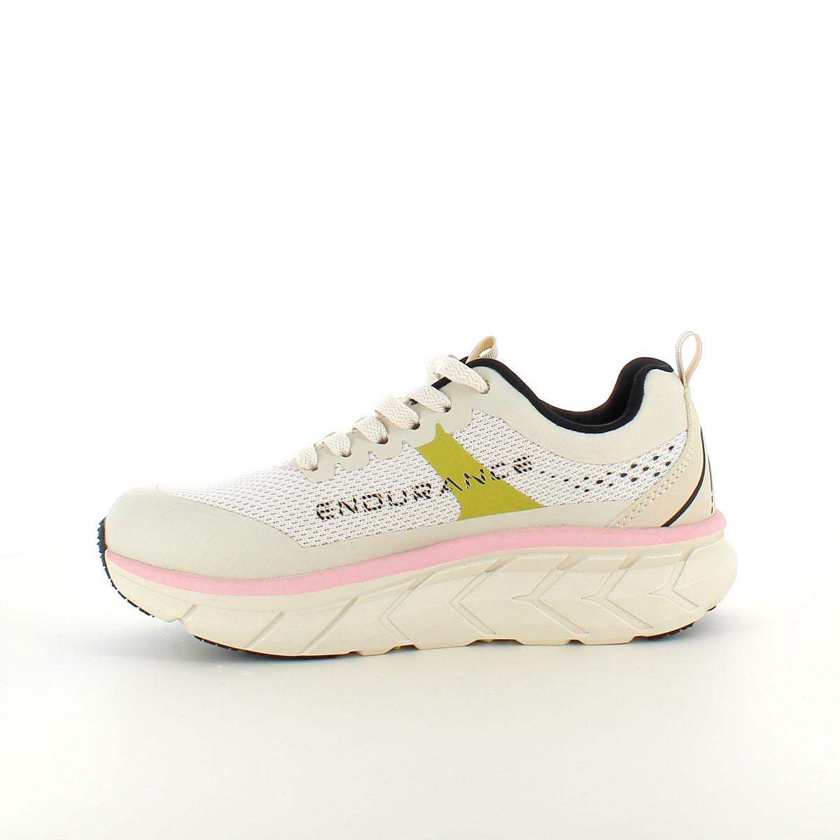 Åndbare Endurance Comfortfit sneakers med rosa detaljer