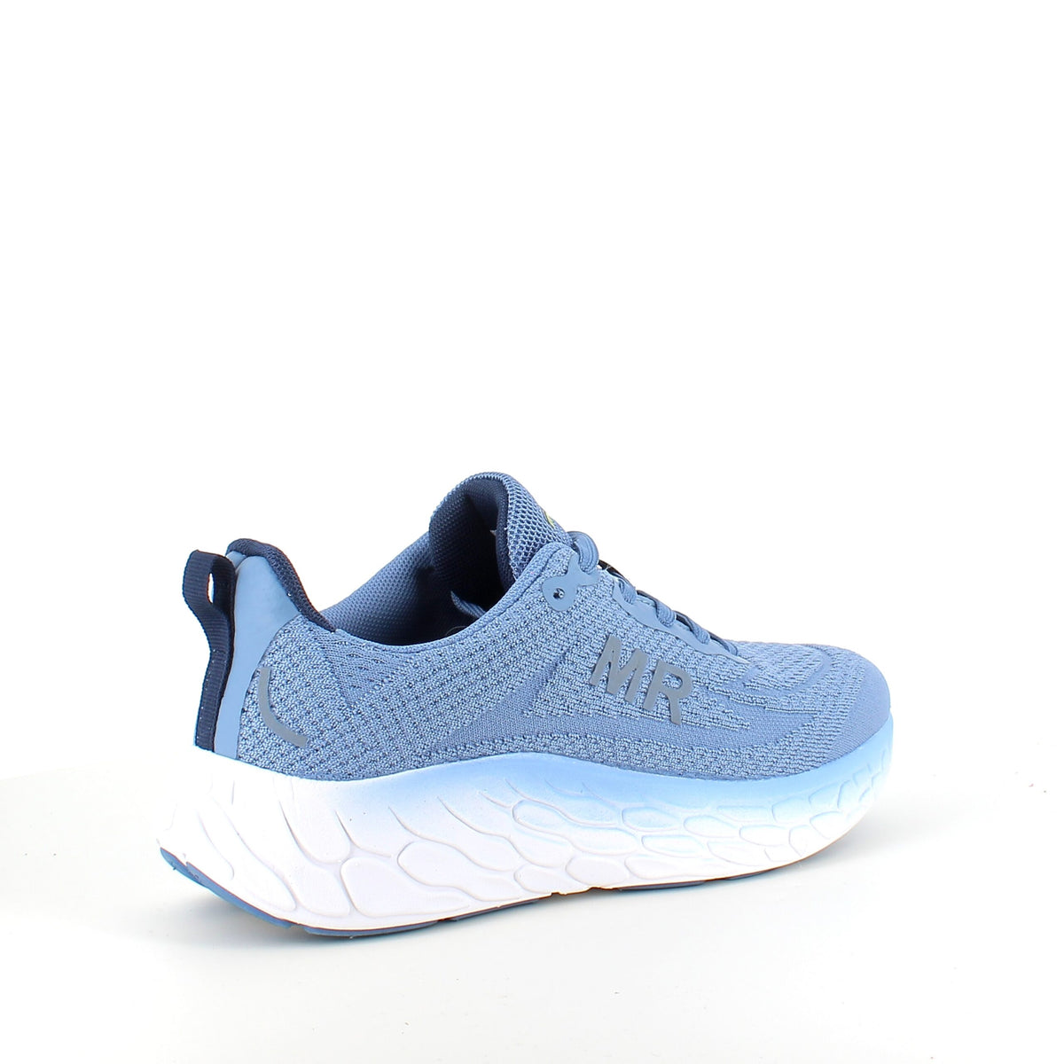 Blå sneakers med åndbar overdel