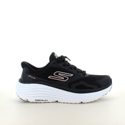 Sort Skechers Max Cushioning slip on sneaker med stødabsorbering