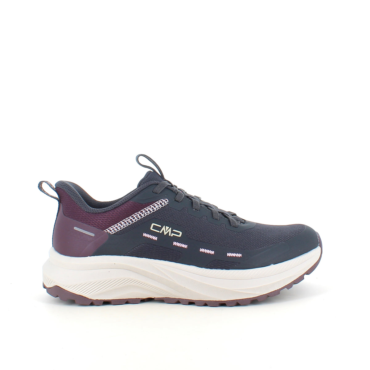 CMP Kymber Easy-Fit – mørkegrå sneaker med elastiksnørebånd