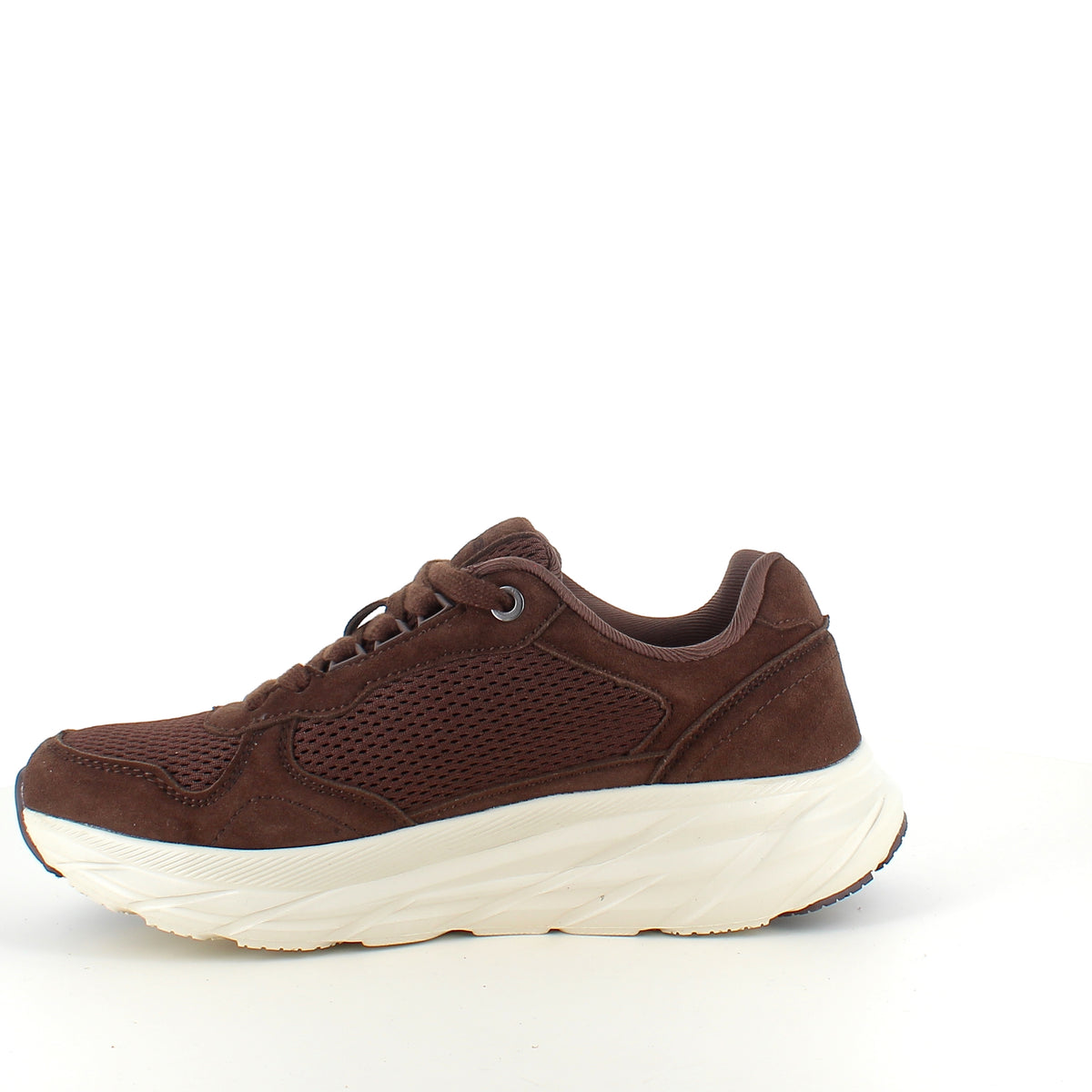 Endurance komfortsko til dame – let brun sneaker