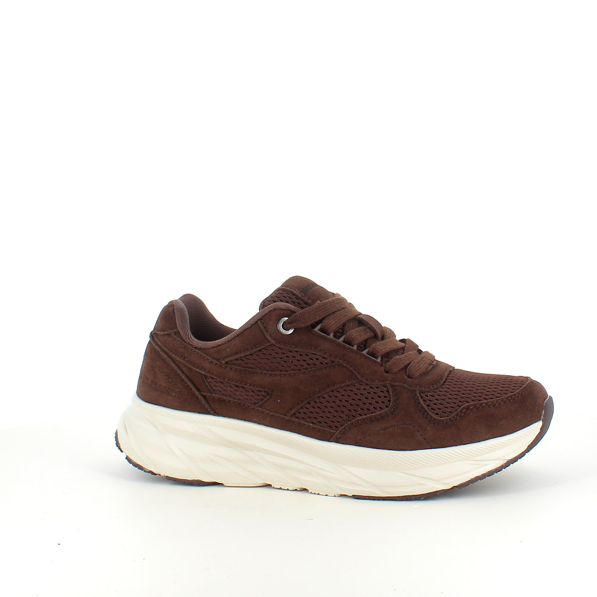 Endurance komfortsko til dame – let brun sneaker
