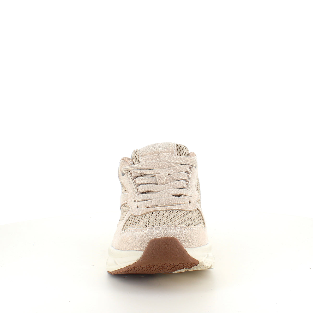 Endurance komfortsko til dame – let beige sneaker