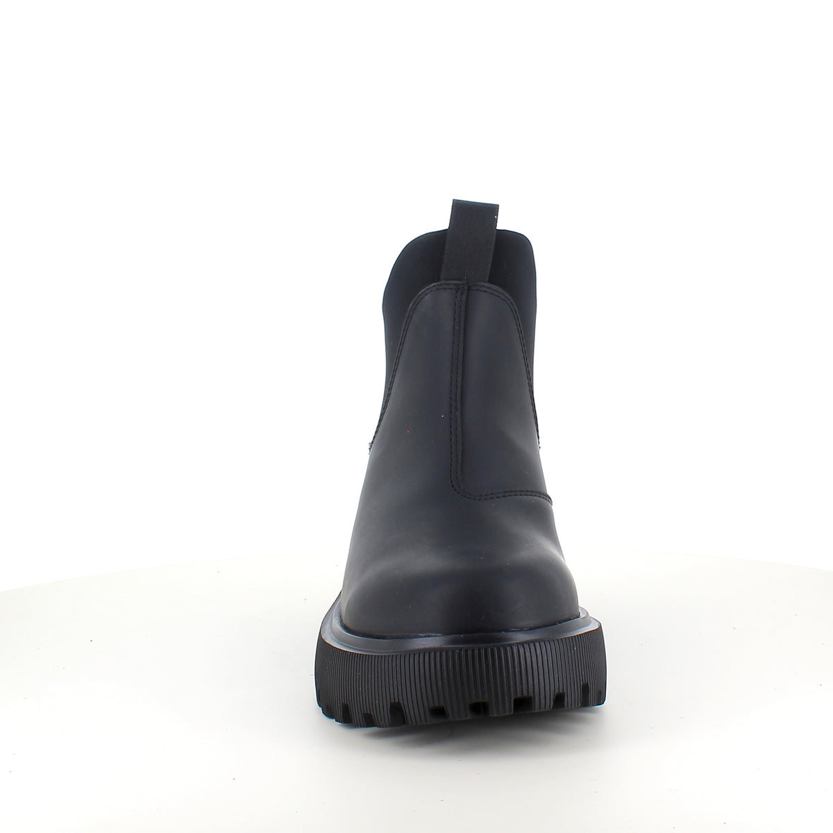Sort WODEN Isabella Waterproof – gummistøvle med stødabsorberende komfort