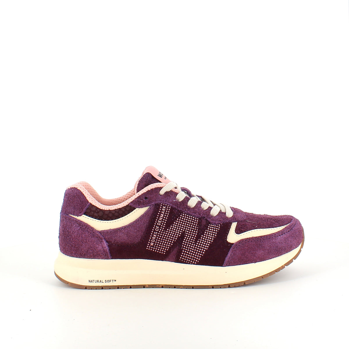 Woden Rigmor Suede sneaker i lyngfarvet ruskind