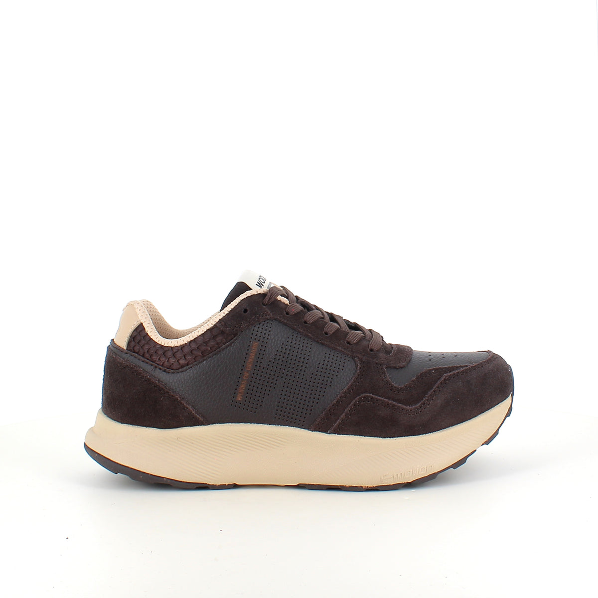 Woden Mathilde Runner Leather sneaker i chokoladebrun