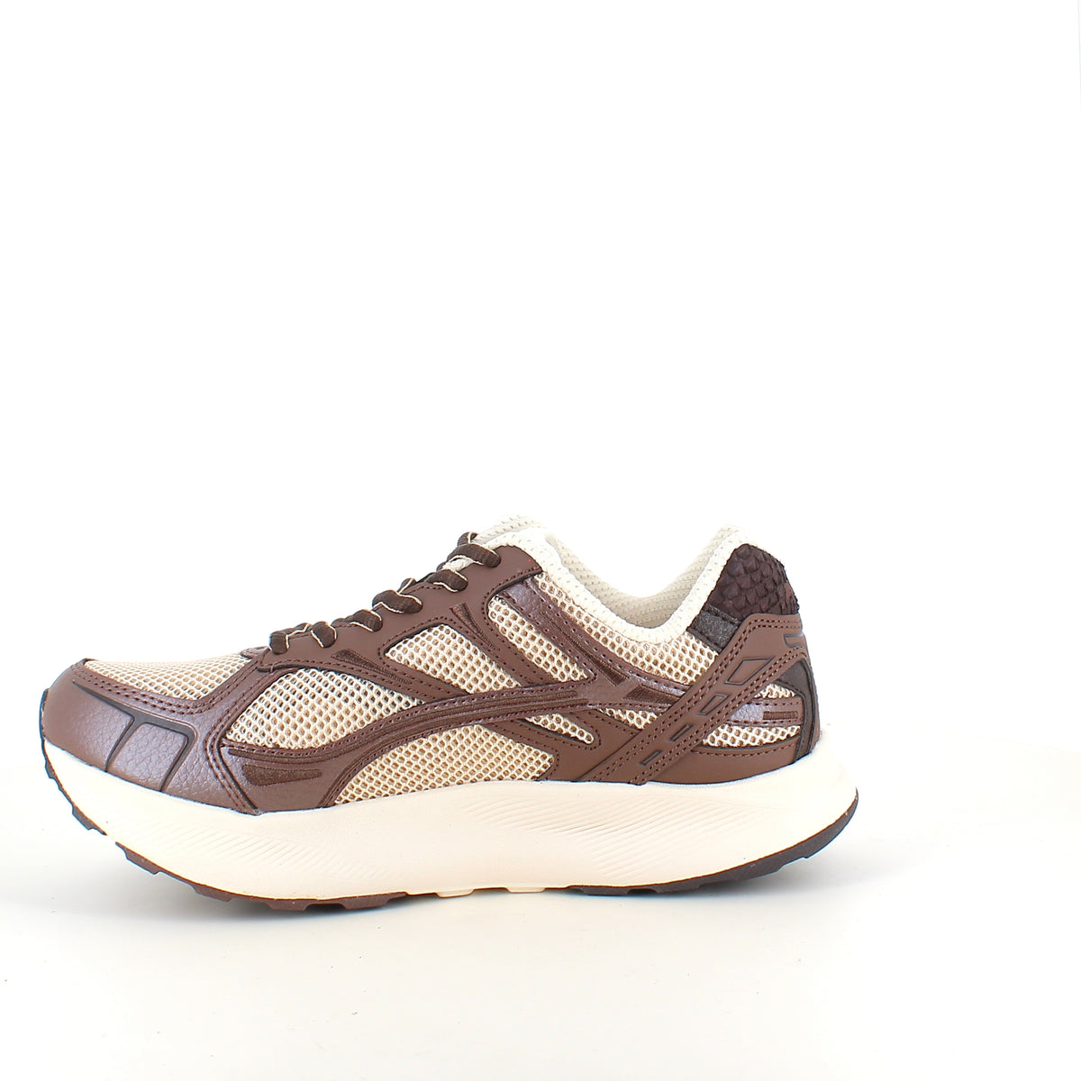 Woden Freja Runner – brun sneaker med let gængesål