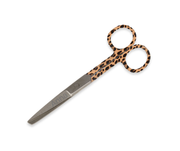 Lige sygeplejesaks med leopardprint og gravering fra Gima Italy