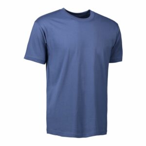 Nybo Indigo Herre Basic T-Shirt, Holder Faconen, Klassisk Model