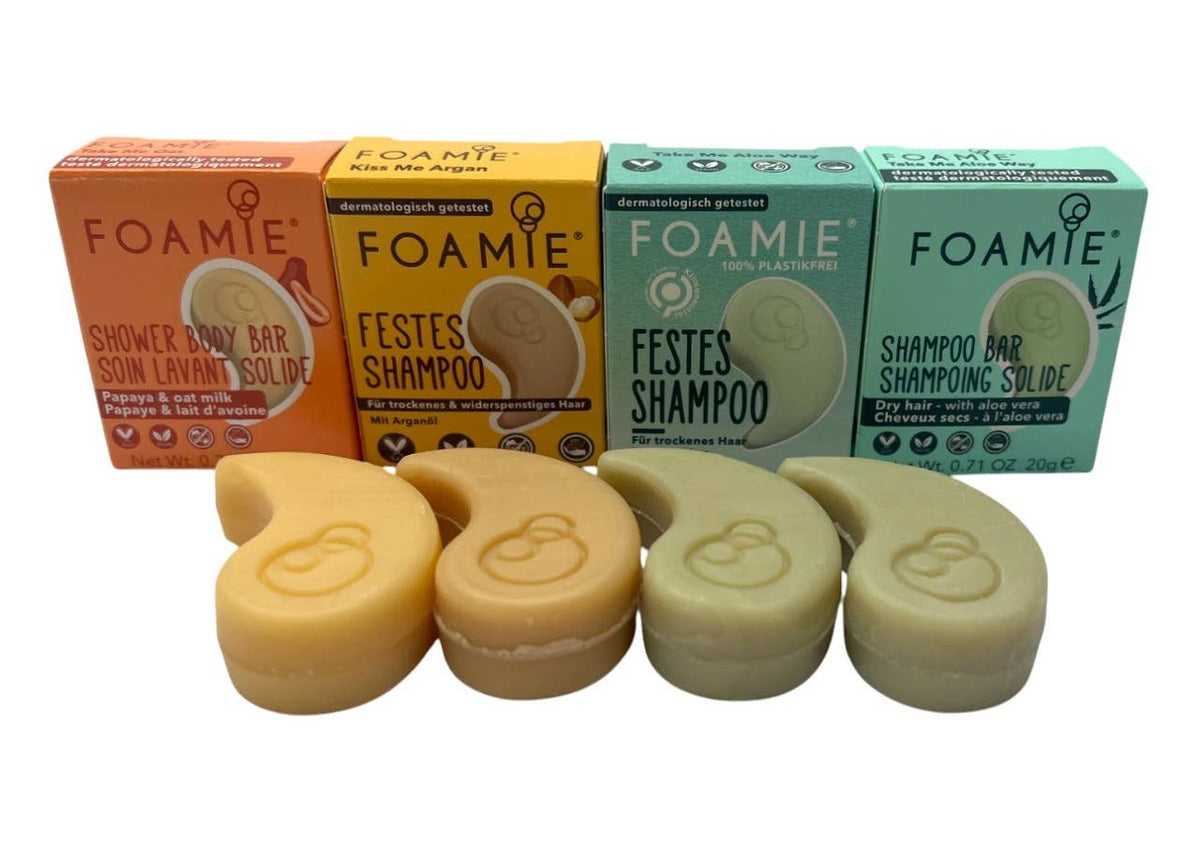 FOAMIE fast shampoo i rejsestørrelse