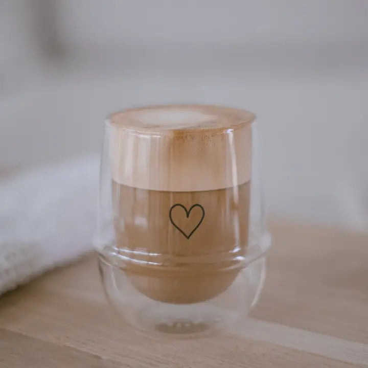 Dobbeltvægget glas med hjerte – elegant og funktionelt termoglas