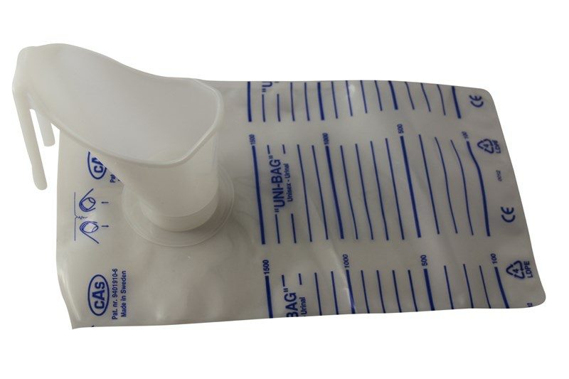 Engangs urinkolbe på 1500 ml