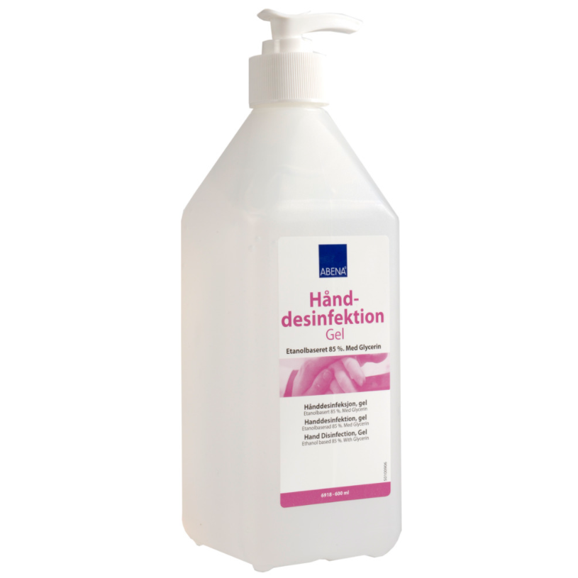 Hånddesinfektionsgel, 600 ml