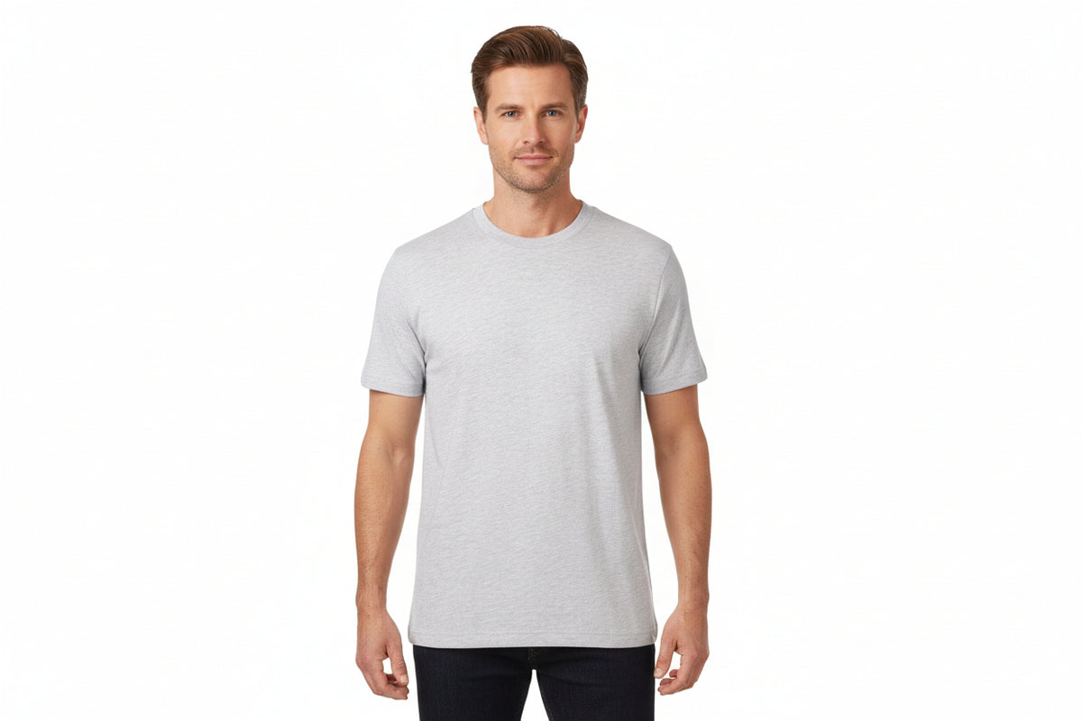 Slidstærk grå t-shirt til mænd