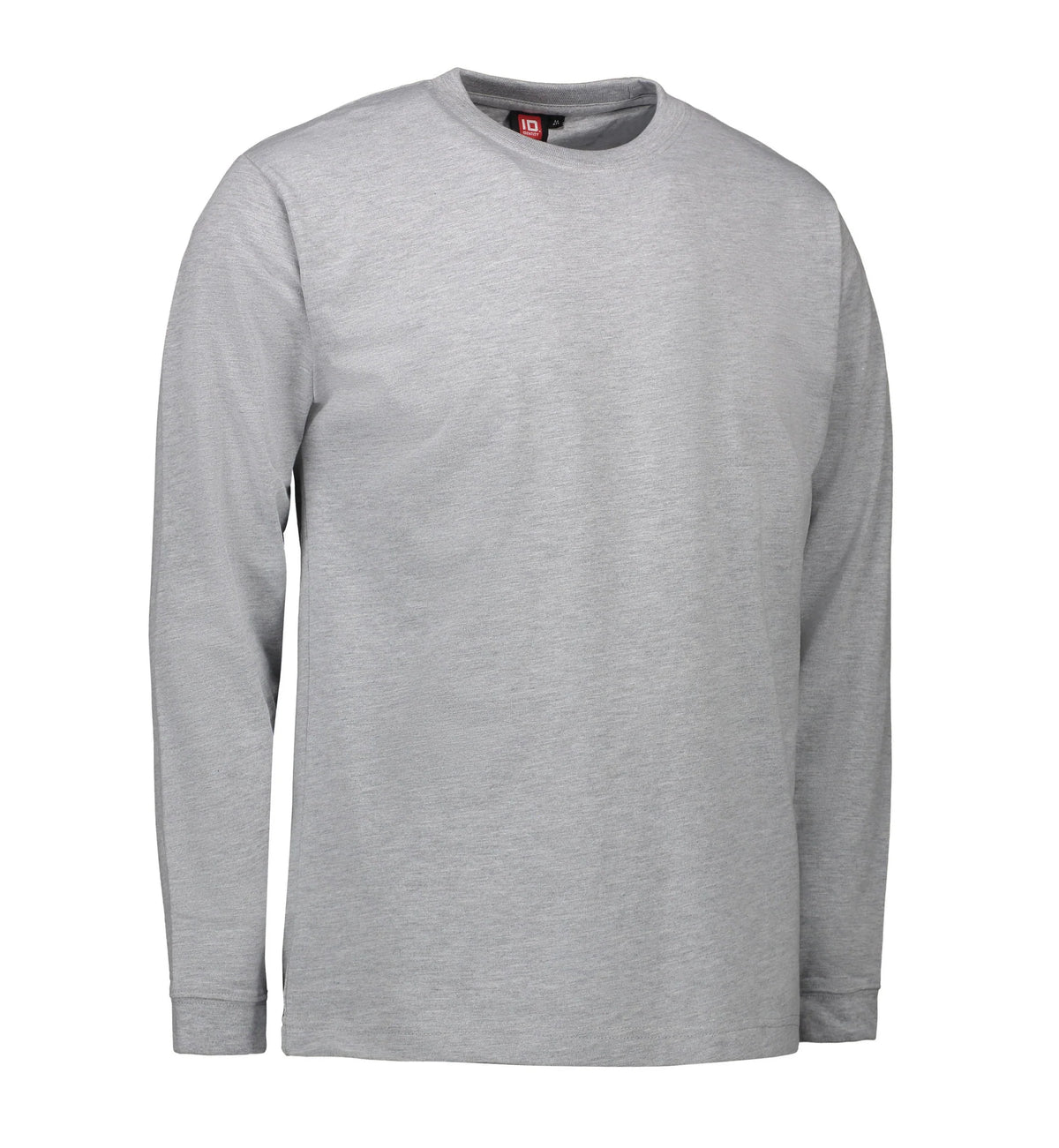 Slidstærk langærmet t-shirt til mænd i grå