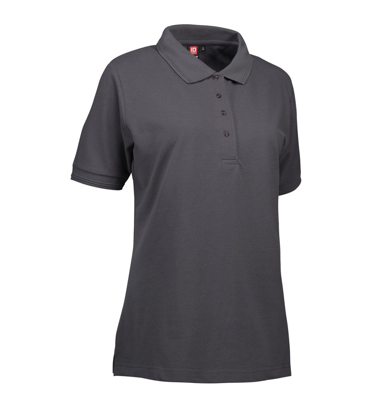 Slidstærk dame polo t-shirt i koks grå