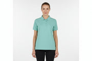 Slidstærk lysegrøn dame polo t-shirt