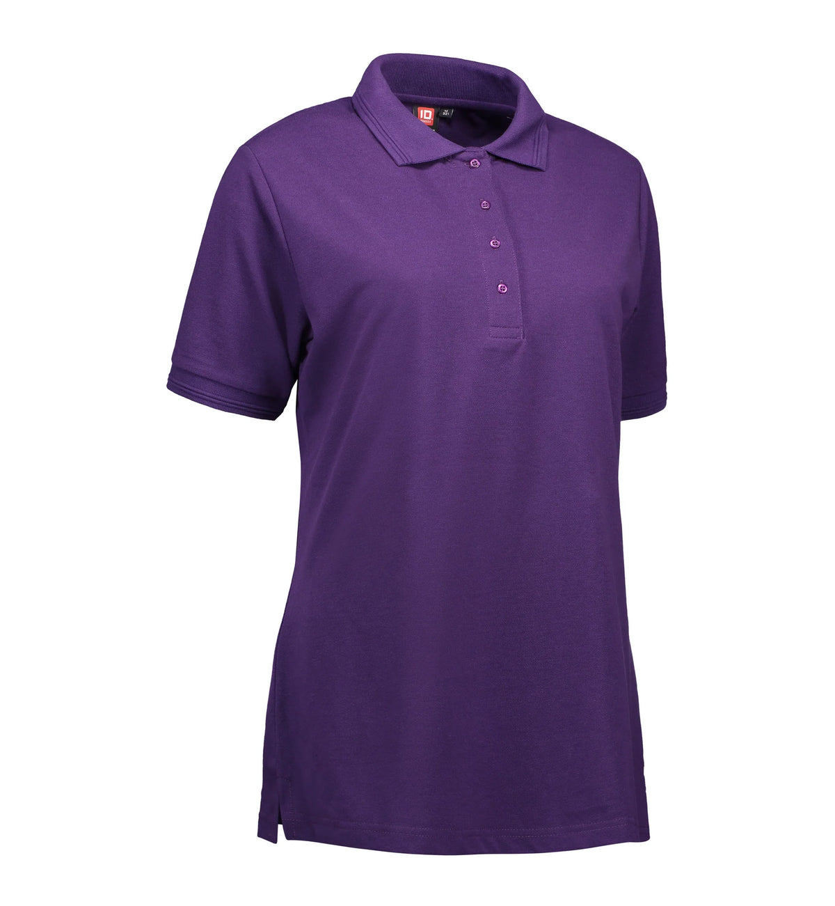 Slidstærk dame polo t-shirt i lilla