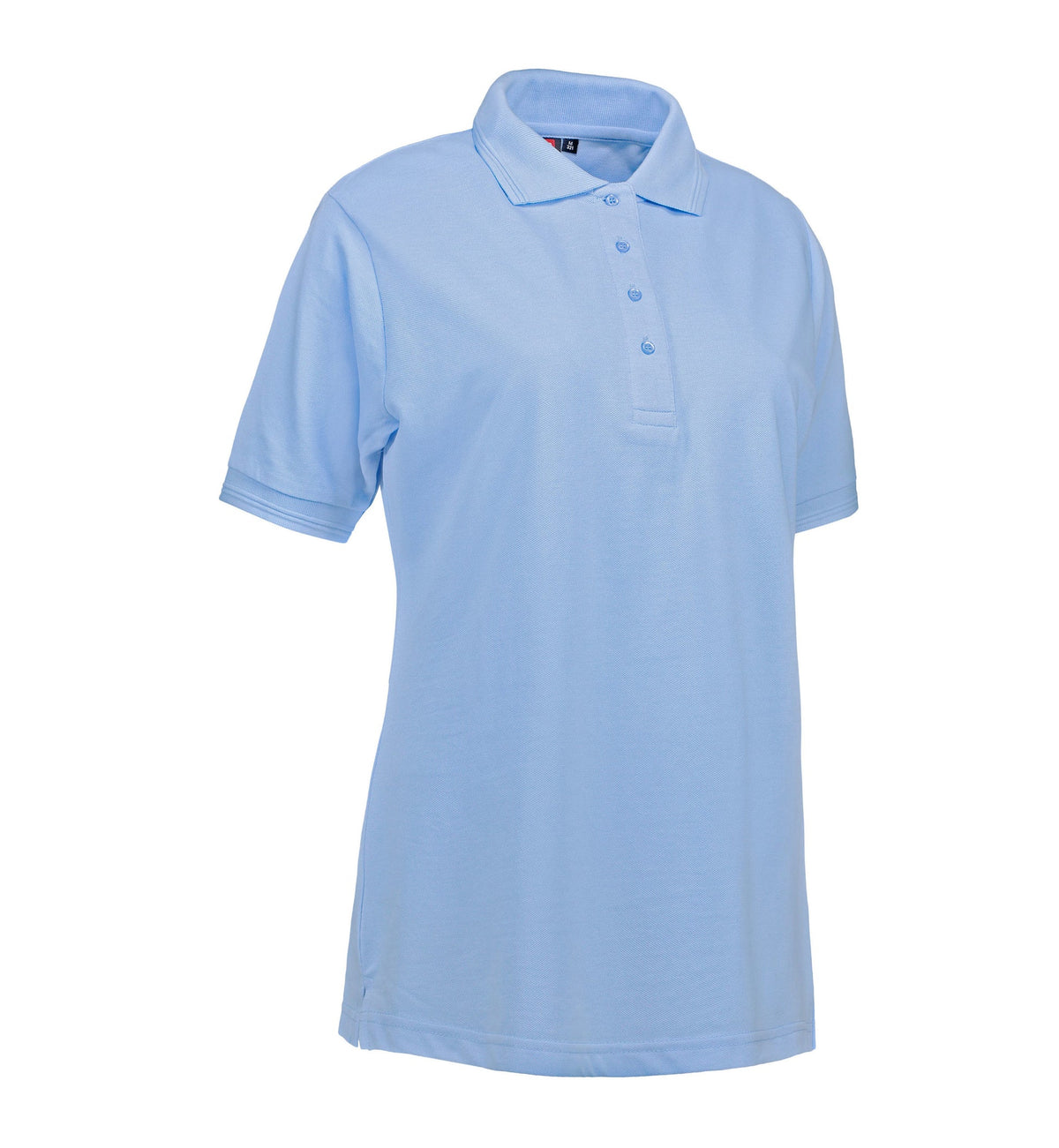 Slidstærk dame polo t-shirt i lyseblå